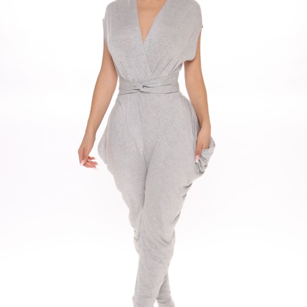 Grey jumpsuit